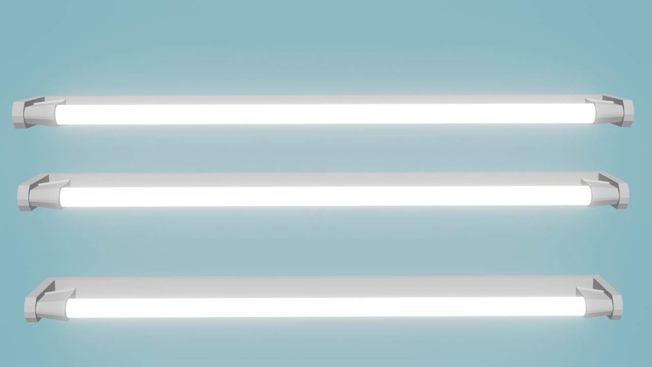 Tubelight in Blender.3D Tubelight in Blender.How to create tubelight in Blender.