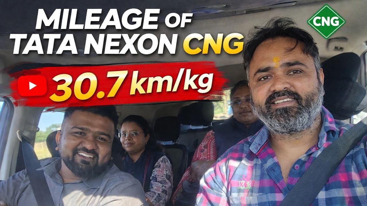 Tata Nexon CNG Real-World Mileage Test | 30.7 km/kg #nexon #tata #tatamotors #tatanexon