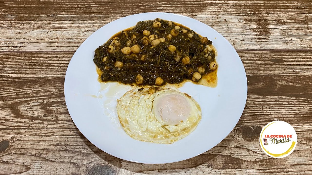 GARBANZOS CON ESPINACAS🥬 - receta típica sevillana