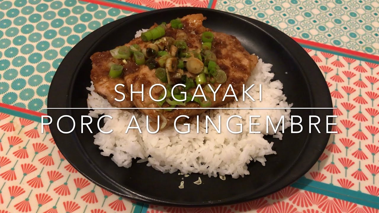 Recette - Shogayaki - Porc au gingembre - Ginger Pork - HeyLittleJean