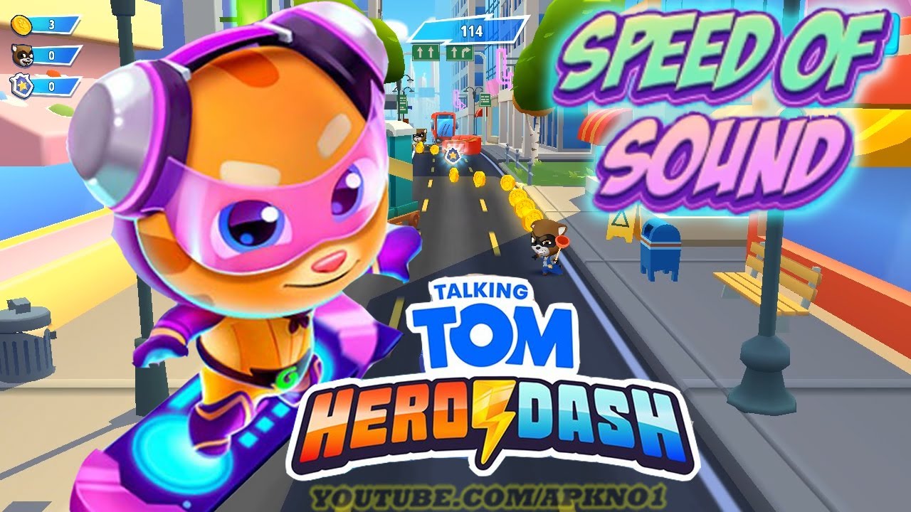 TALKING TOM HERO DASH NEW UPDATE - SPEED OF SOUND EVENT @TalkingFriendsGames