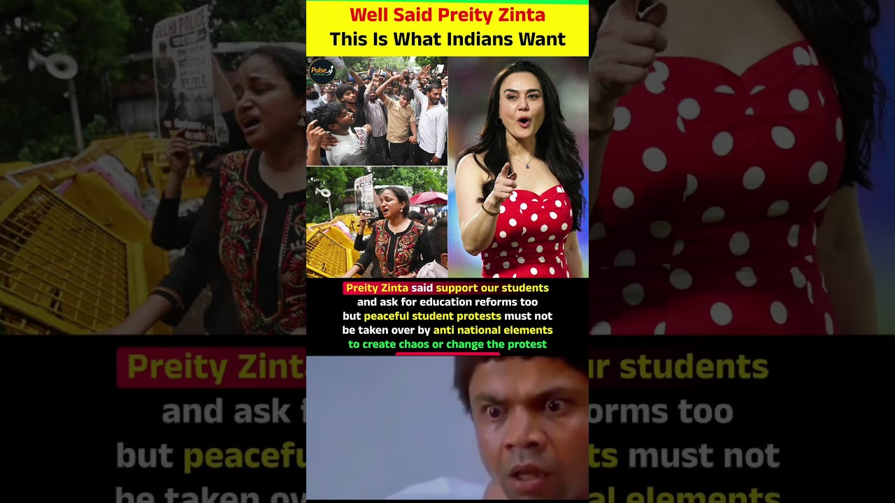 Voice of the People 🇮🇳 | Preity Zinta on Students & Peaceful Protests #bollywood #pulsestories