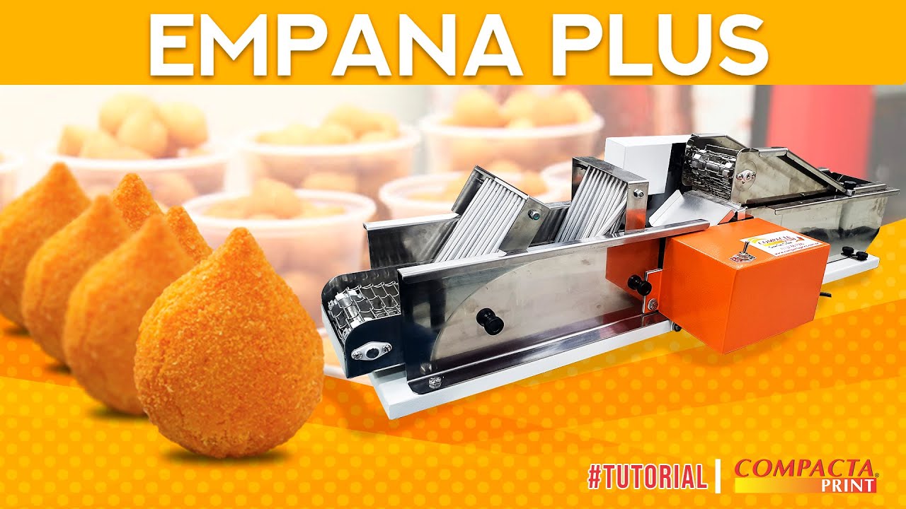 Máquina Empanadeira de Salgados #EmpanaPlus | Empane Todos os Formatos de Salgados de 10g até 120g