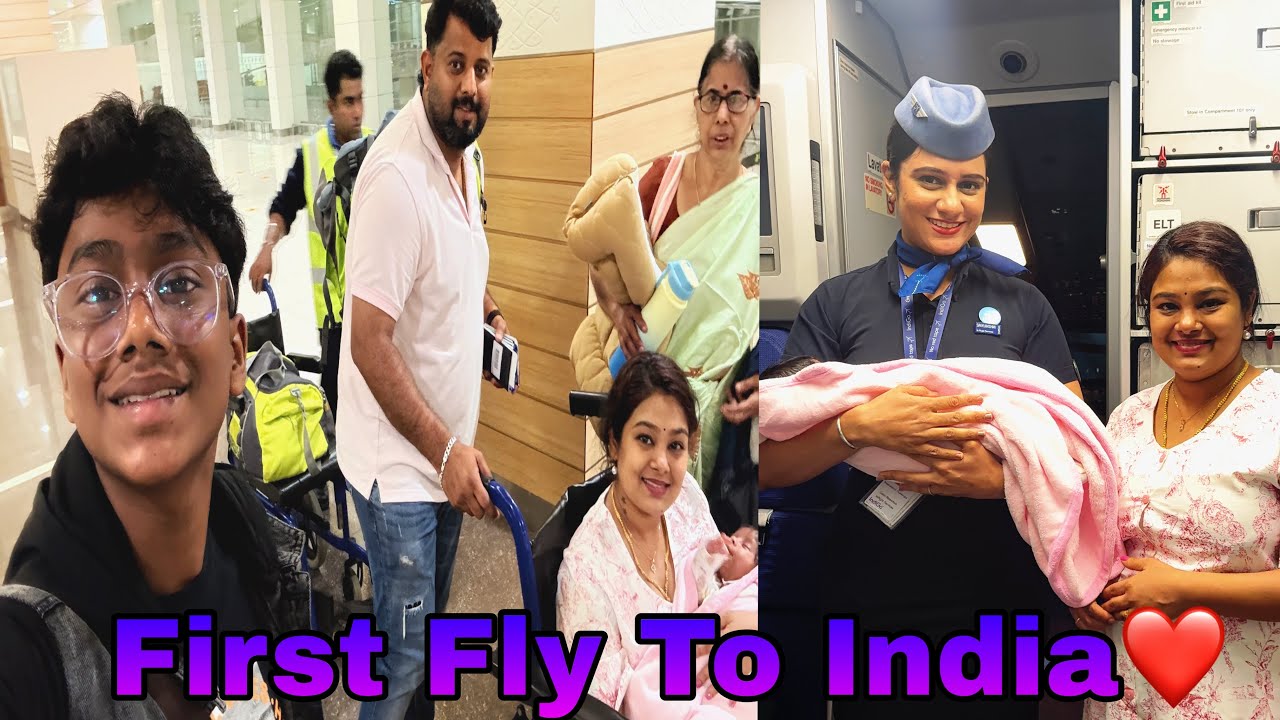 First Fly Of Our Baby To India..❤️😍Paroos Family 