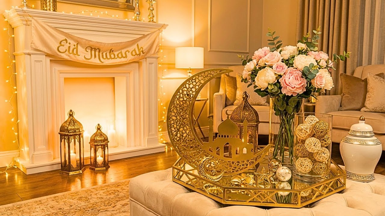 Eid al-Fitr Mubarak 🌙 Peaceful Islamic Instrumental Music | Beautiful Eid Background Music