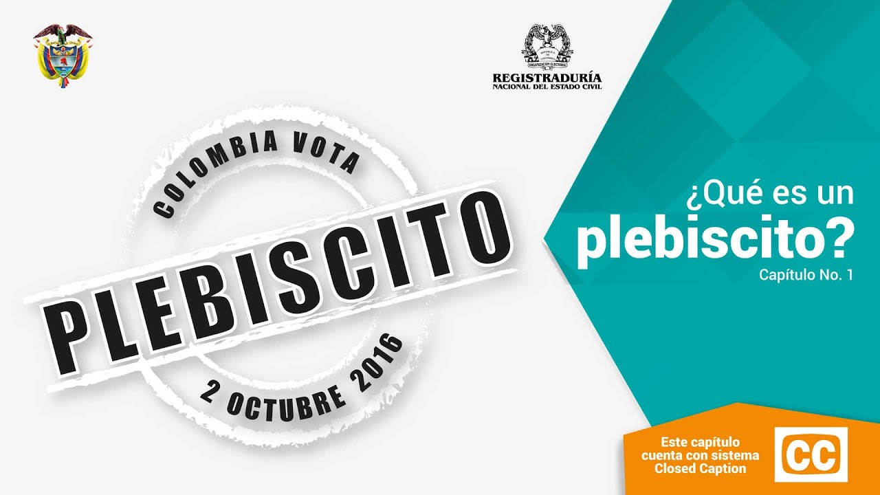 &iquest;Qu&eacute; es un Plebiscito?