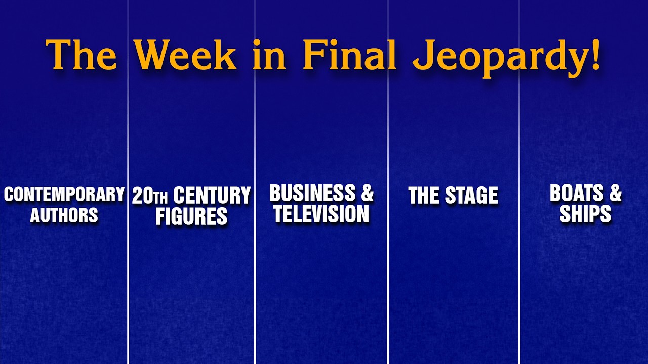 This Week in Final Jeopardy!: 4/28/25-5/2/25 | JEOPARDY!