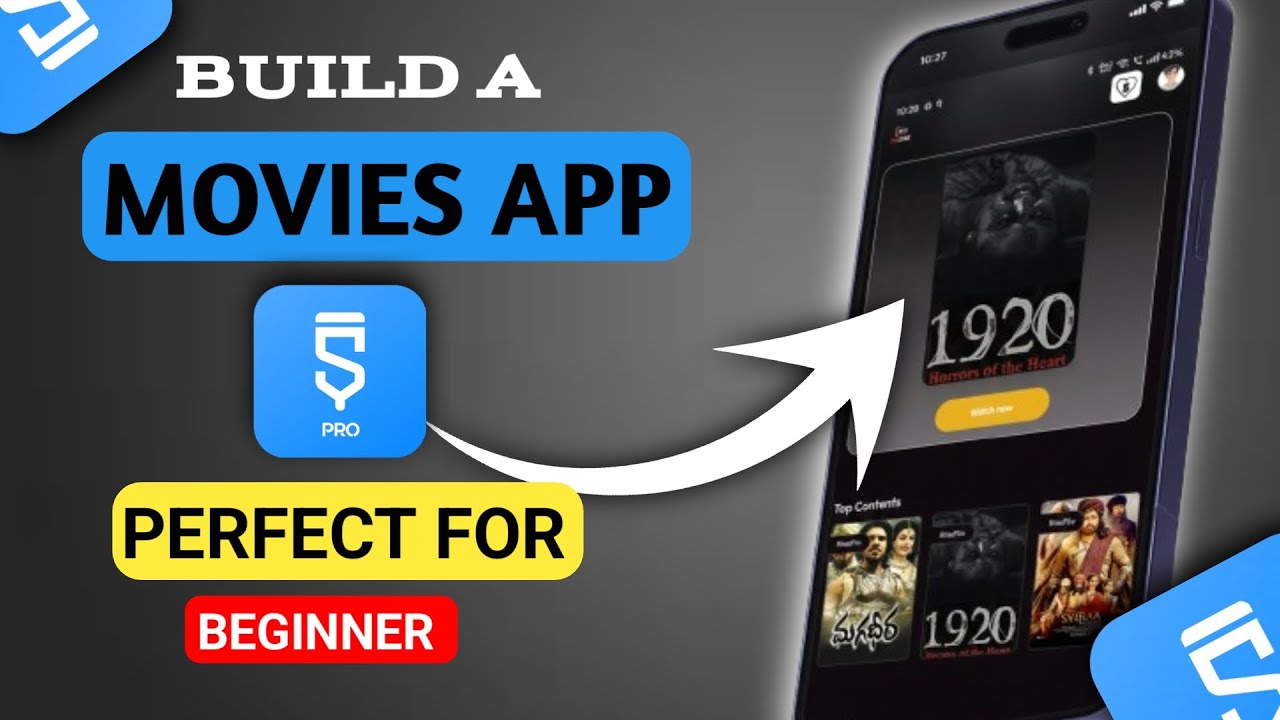 Build a Movie App with Sketchware — Complete Beginner Tutorial