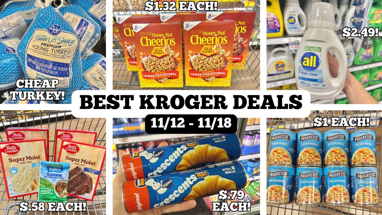 CHEAP KROGER COUPON DEALS | EASY DEALS TO SAVE MONEY | LEARN TO COUPON AT KROGER | 11/12 - 11/18