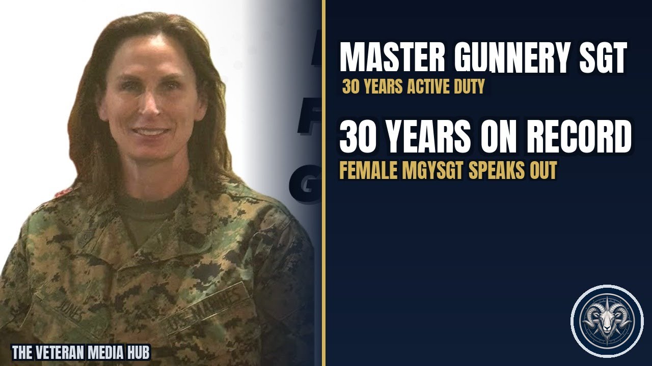 Active Duty Marine Corps *FEMALE* Master Gunnery Sergeant Goes On Record After 30 Years Of Service