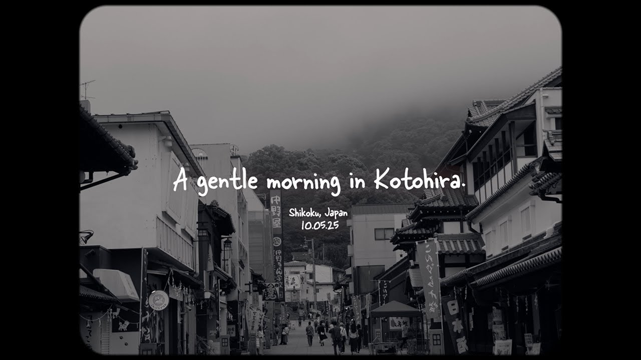 A gentle morning in Kotohira | SOUNDS OF KAGAWA