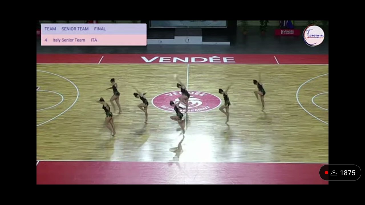 Eurotwirl 2023 finale team senior Italia
