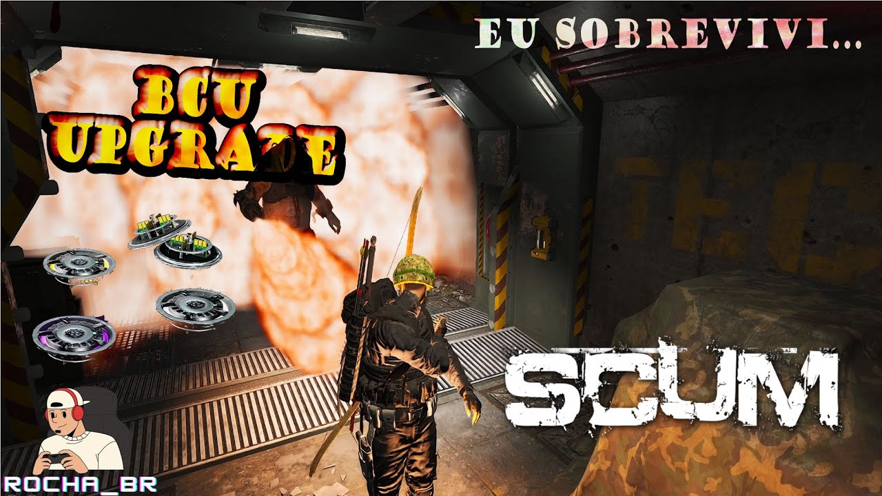 Se dessa vez eu não morri, eu não morro mais xD, escapei fedendo do bunker abandonado - SCUM