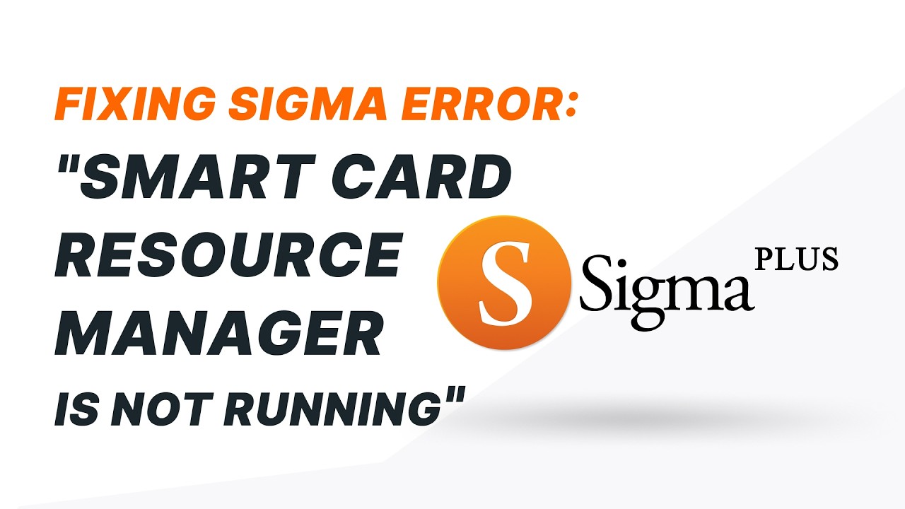 Fixing Sigma Error: 