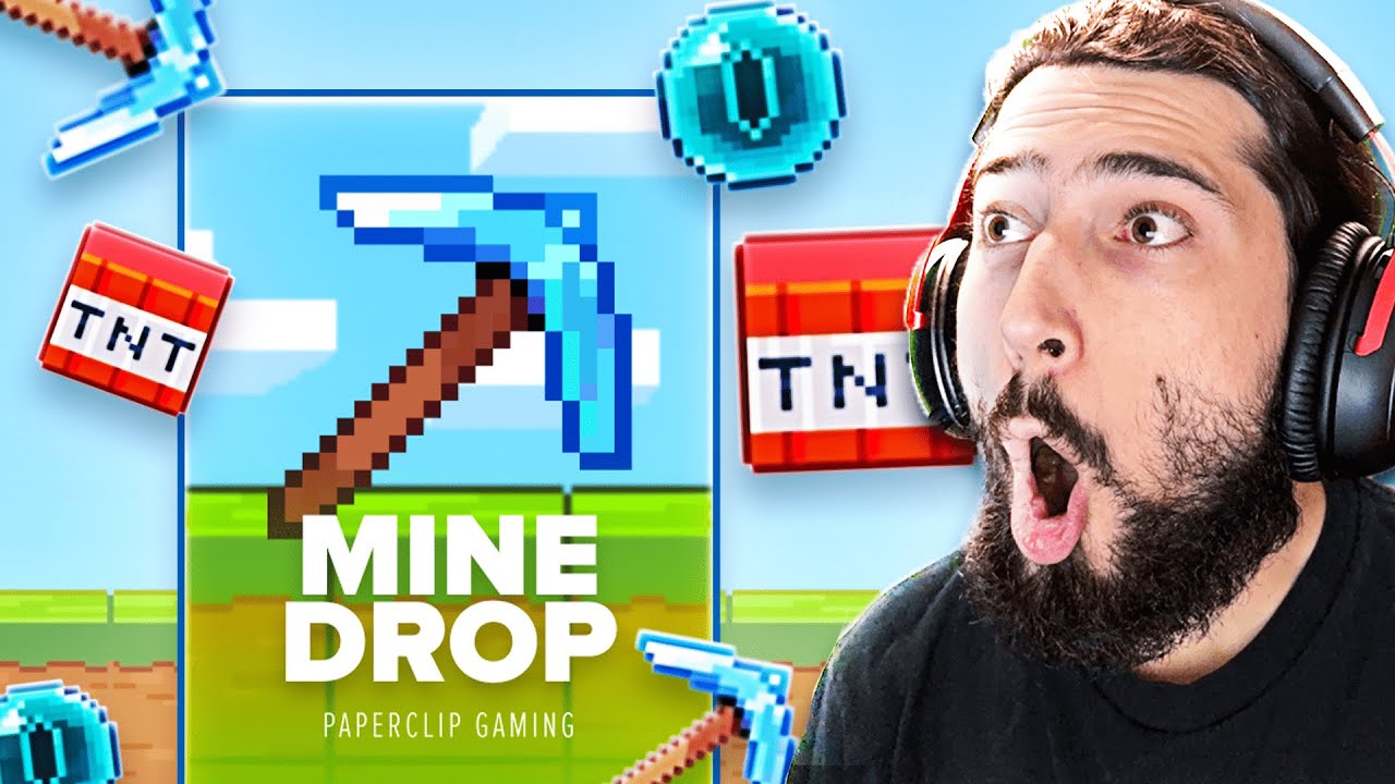 THE MINECRAFT SLOT WOULD NOT STOP PAYING ME!! (Mine Drop)
