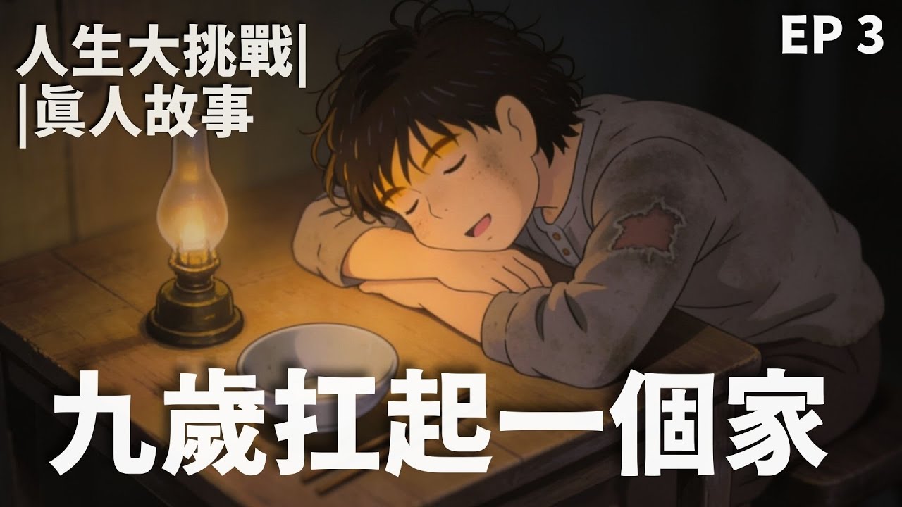 奇人張國松的童年： 九歲扛起一個家｜台灣傳奇真人故事【人生大挑戰 EP3】