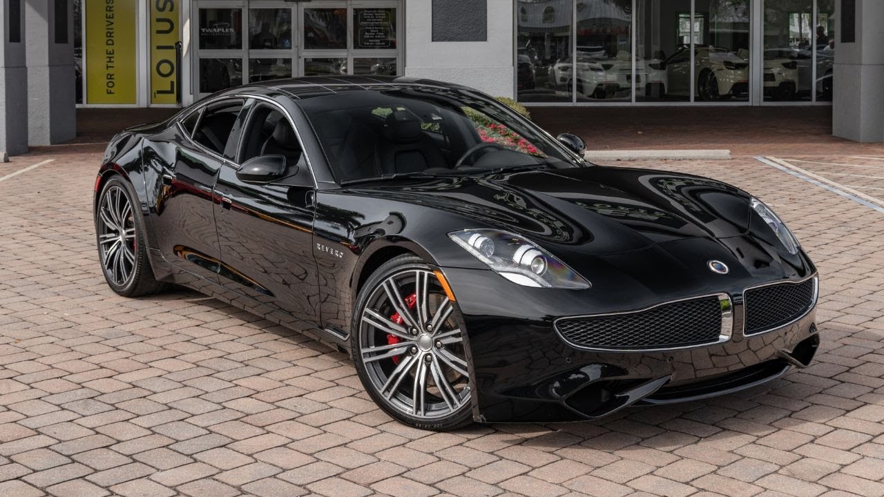 2018 Karma Revero in Black over Black interior