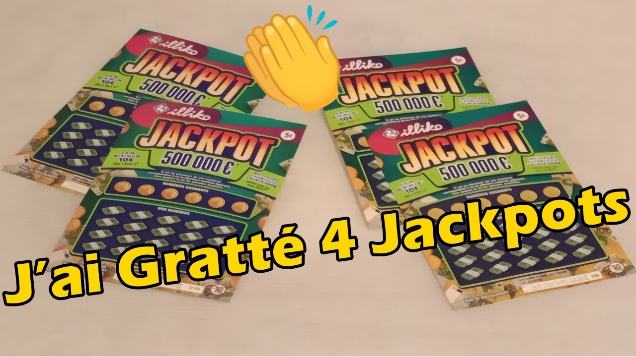 GRATTAGE FDJ🍀  J’ai Gratté 4 Jackpots en Une Seule Session👏