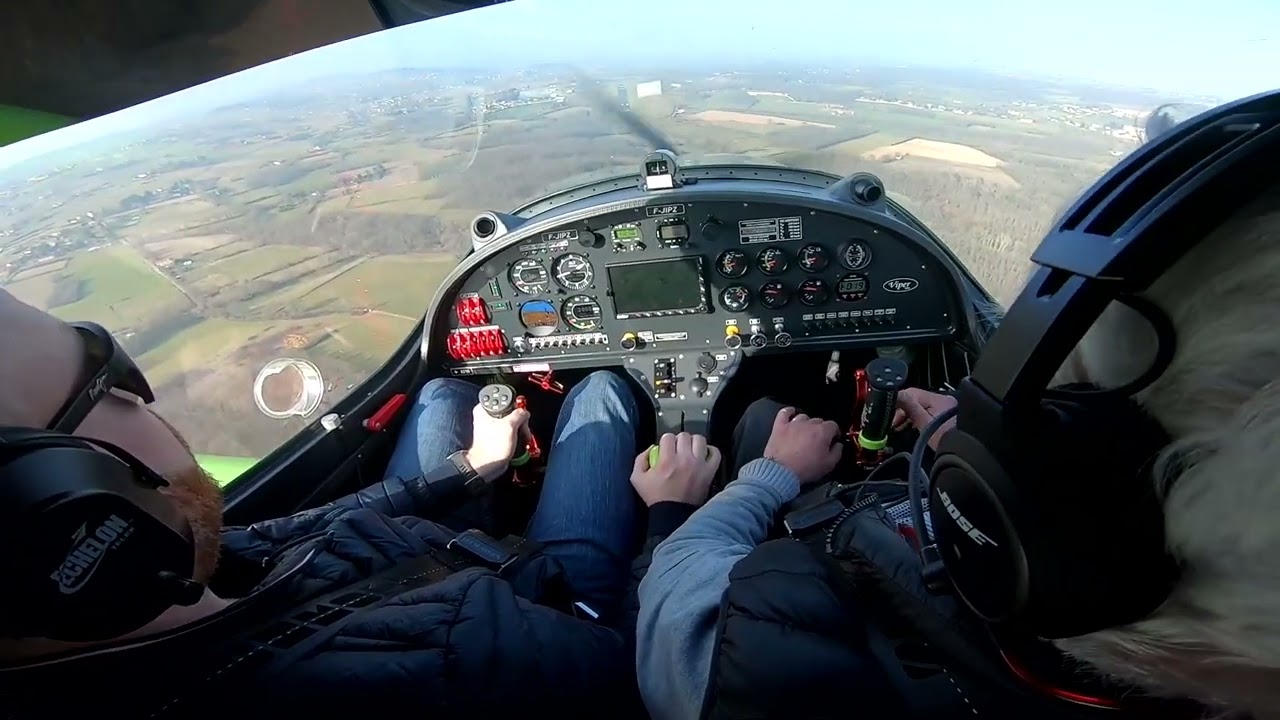 Vol encadrement ULM Viper Beaujolais