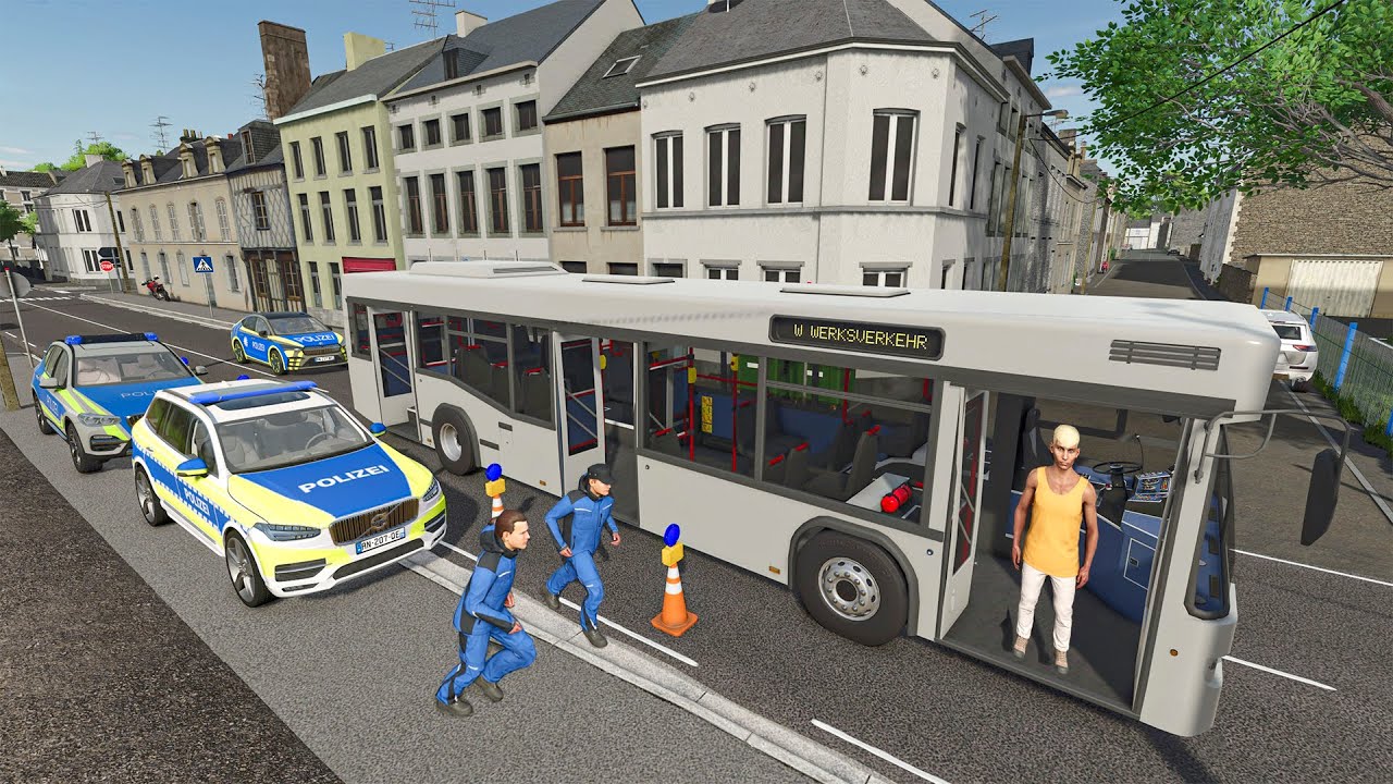 Course Poursuite avec un BUS pour ARRÊTER un Prisonnier en CAVALE | FS25 Roleplay