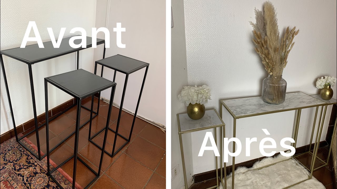 DIY/ TABLE  D' APPOINT🤩#diy  #action #deco