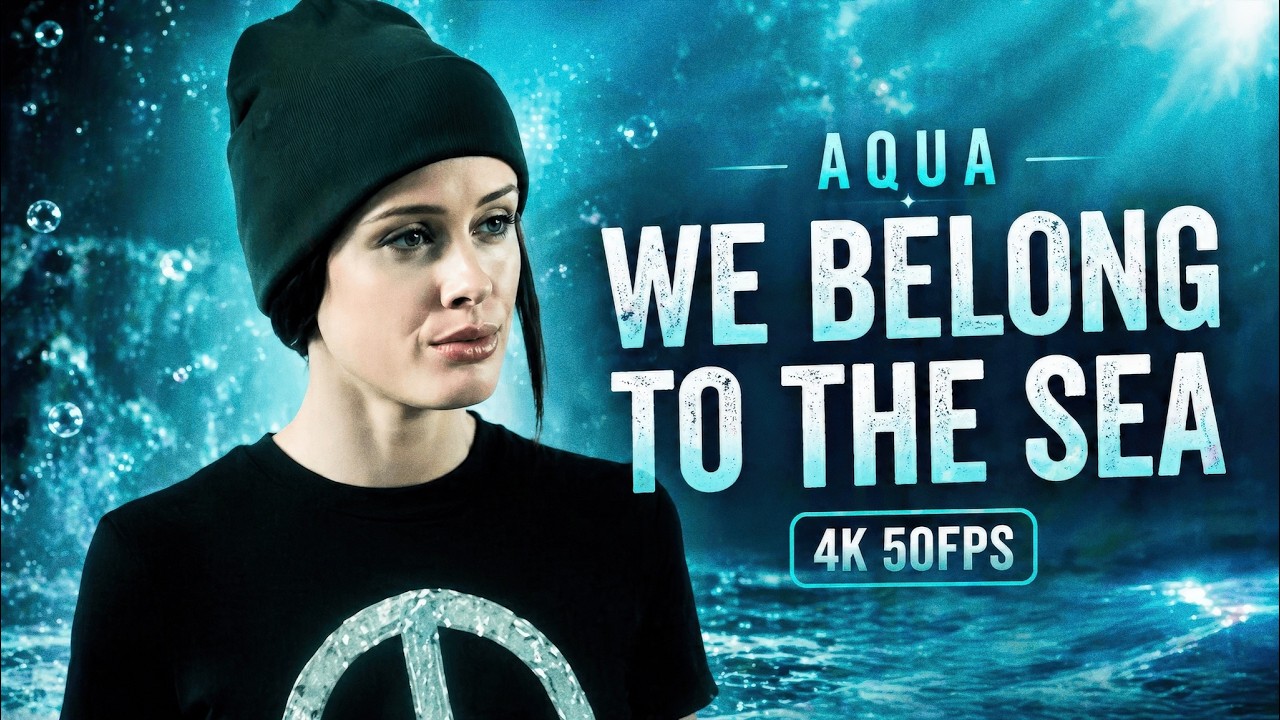 ►【4K, 50 fps】Aqua - We Belong To The Sea (Official Music Video) - 【AI Restoration Remastered】