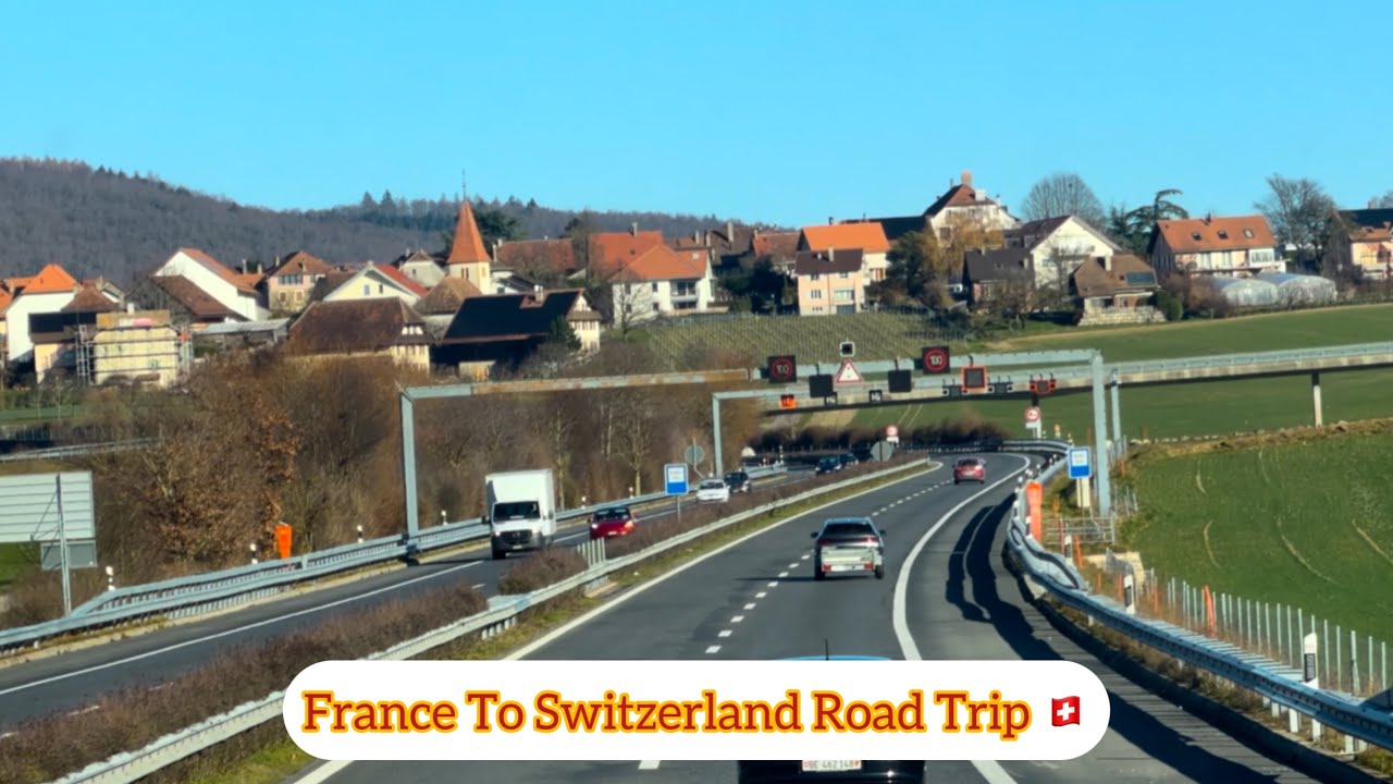 France to Switzerland Road Trip 🇫🇷➡️🇨🇭 | Geneva & Neuchâtel | Speechless Views