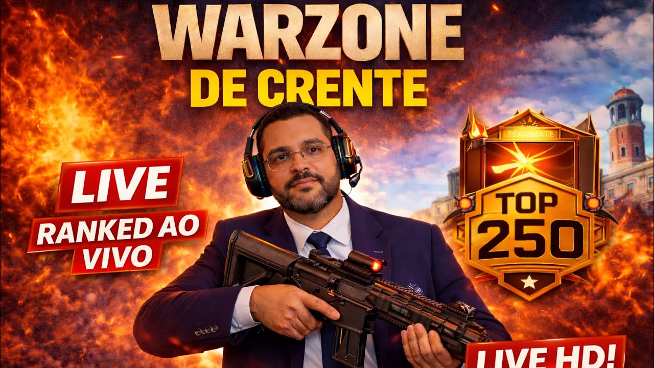 🔴🎯#209 - WARZONE DE CRENTE JOGANDO UMA RANKED ABENÇOADA 🔥