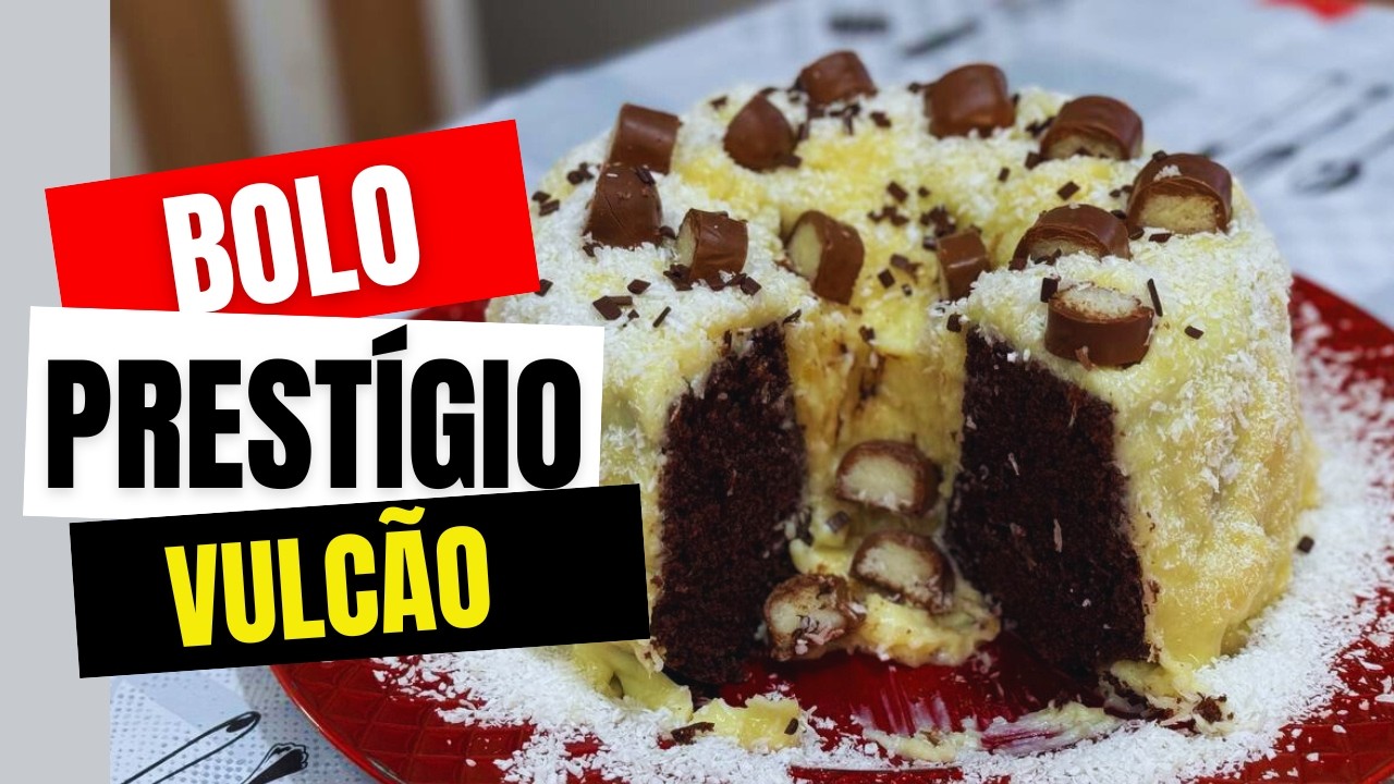 BOLO PRESTÍGIO VULCÃO