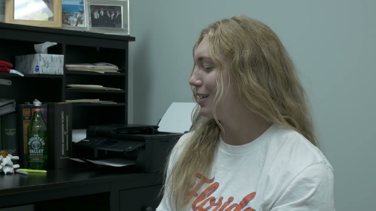 "Does swimming help with Scoliosis?...the answer may surprise you"  Dr. J Hartley with UF Swimmer