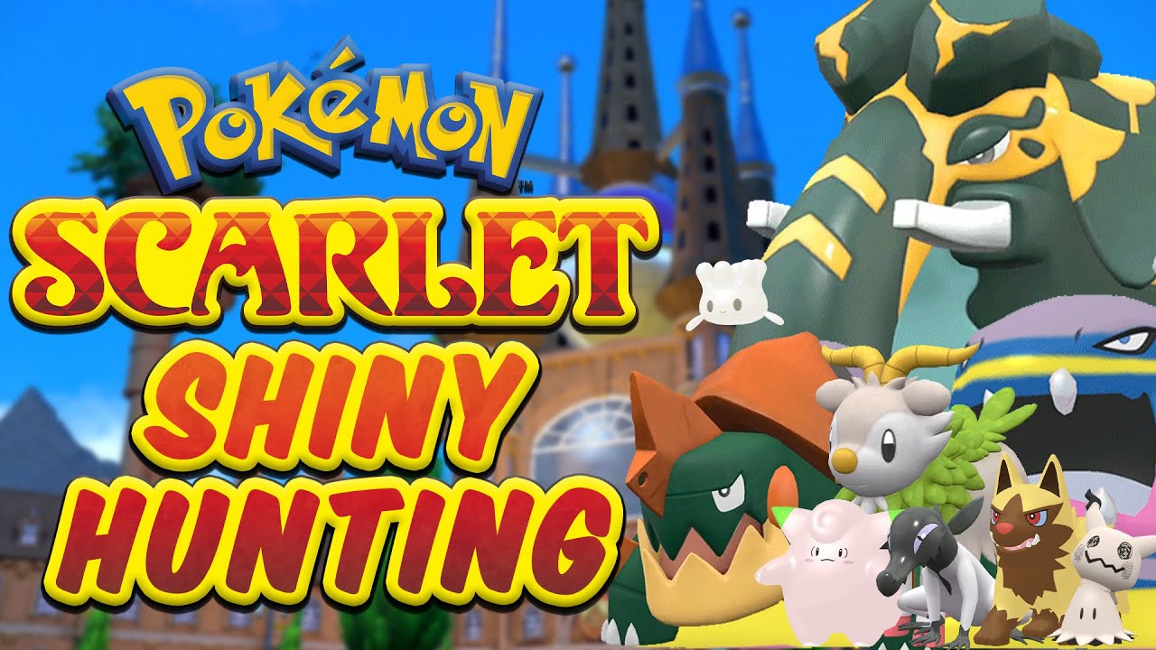 Lets Get Those Shinies! Pokemon Scarlet Shiny Hunting LIVE