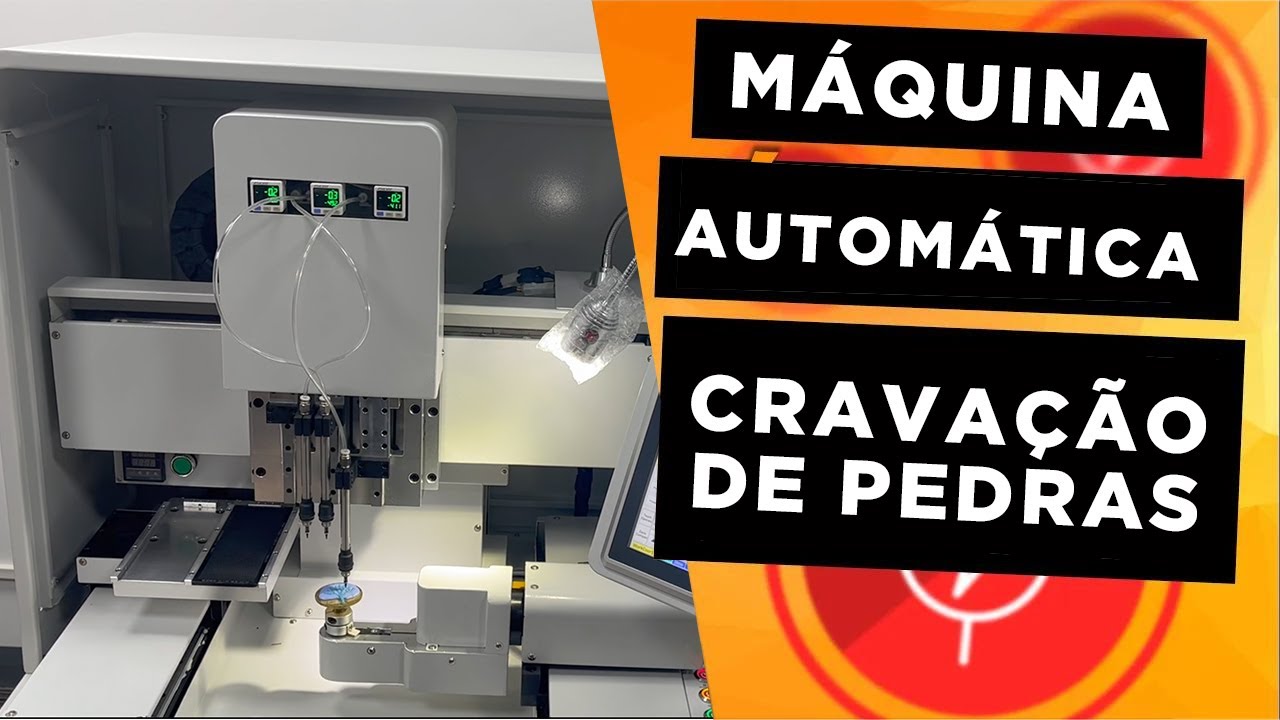 Conheça a Máquina que faz CRAVAÇÃO AUTOMÁTICA DE PEDRAS | 15.000 PEDRAS POR HORA