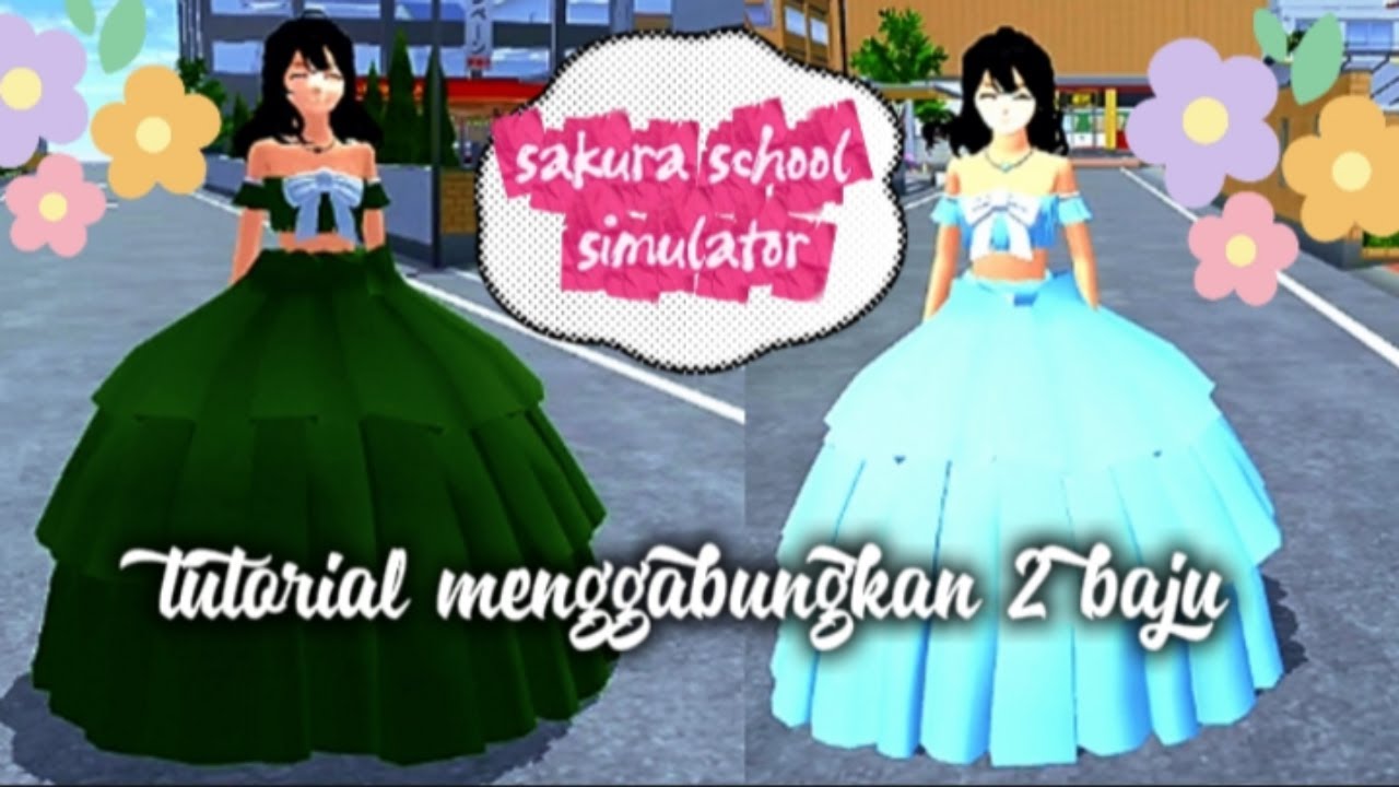 Tutorial menggabungkan 2 baju #sakuraschoolsimulator #channelcahayasky