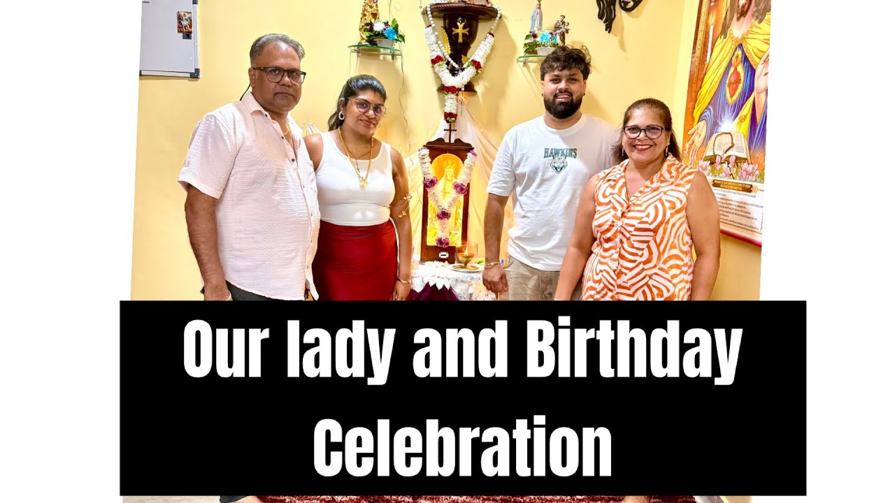 OUR LADY AND BIRTHDAY CELEBRATION #goanvlogger #konkanivlog 
