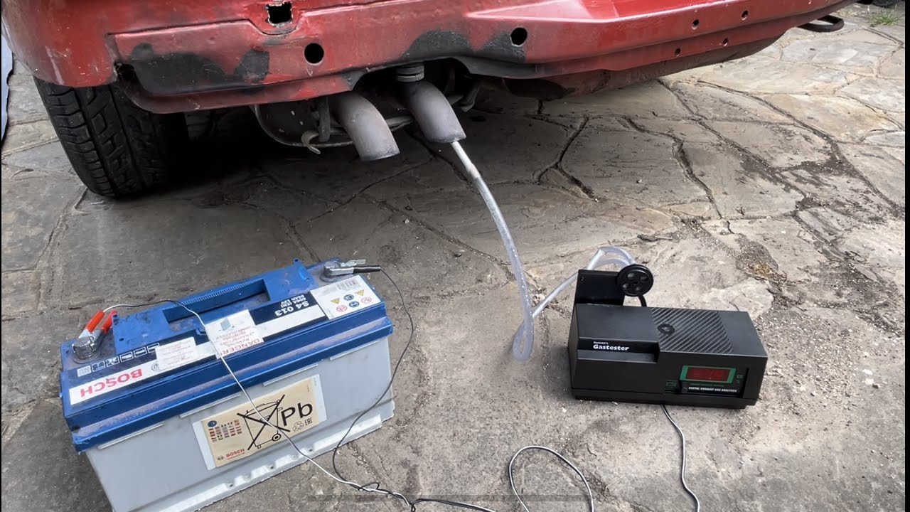 Gunson G4125 Gastester - checking exhaust CO content