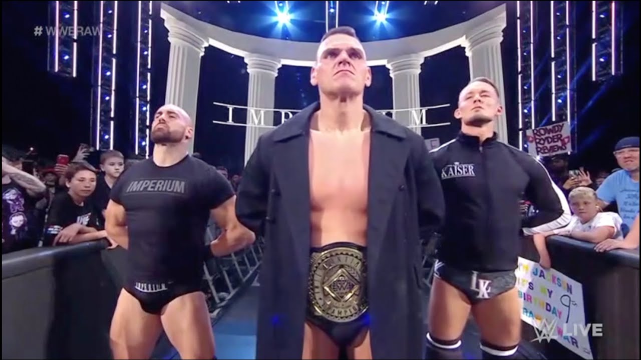 Gunther (w/ Imperium) Entrance - WWE RAW 9/4/2023