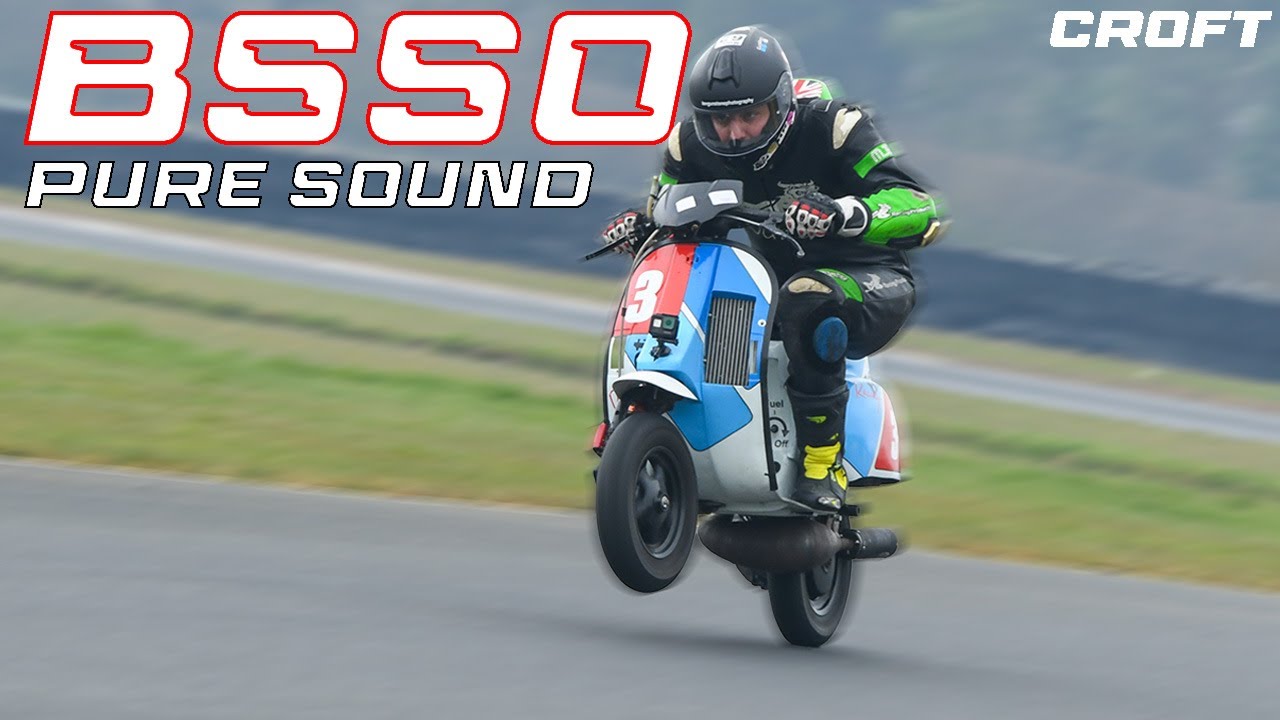 BSSO Scooter Racing - Pure Sound & Highlights! Croft 2025