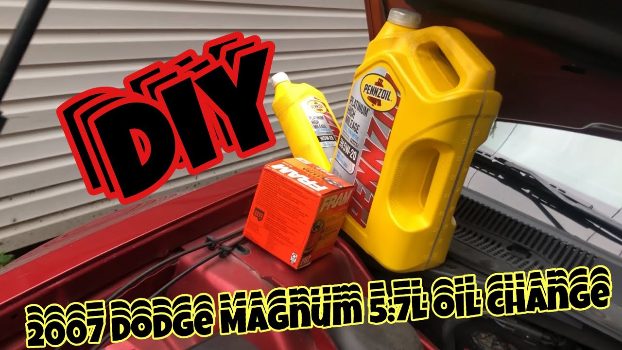 How To Change Your Engine Oil - Dodge Magnum R/T 5.7L Hemi #dodge #magnum #hemi #oilchange