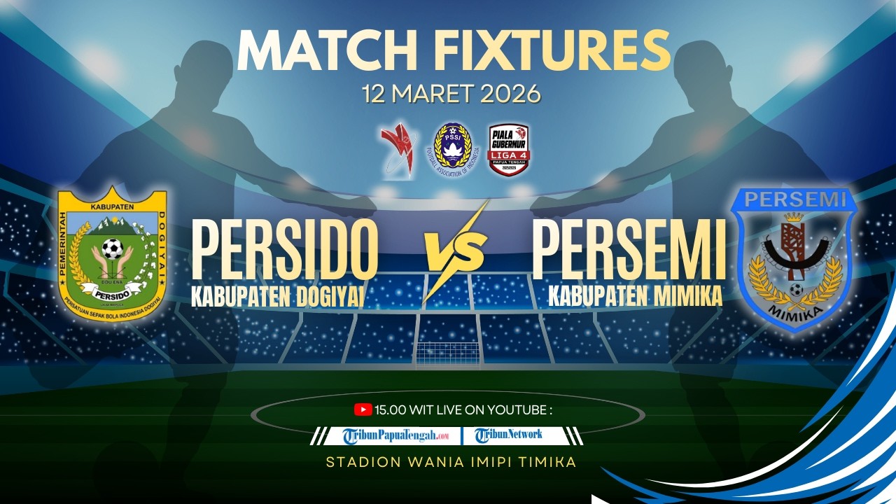 LIGA 4 INDONESIA REGION PAPUA TENGAH : PERSIDO VS PERSEMI
