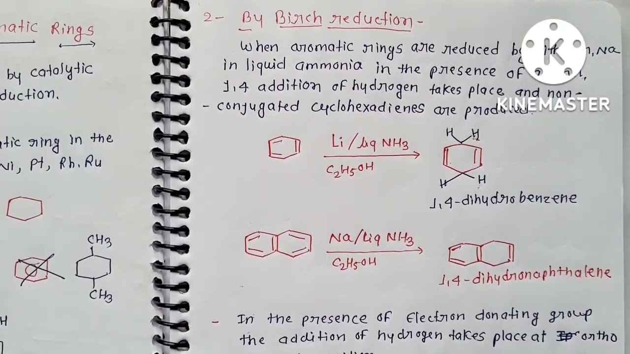 Hydrogenation of Aromatic Rings #M.Sc