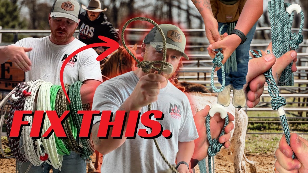 How to Tie a Ranch Rope | How to Fix a Twisted Honda | How to Tie a Rope