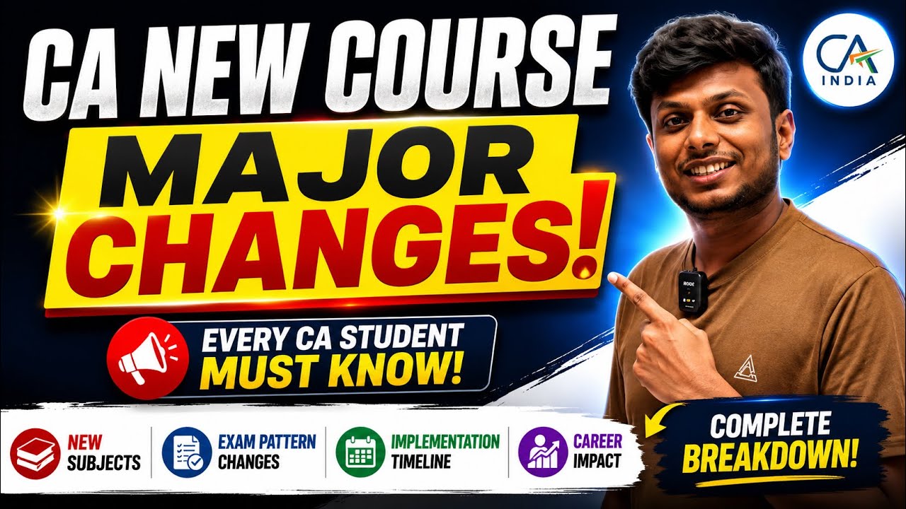 CA New Course Major changes