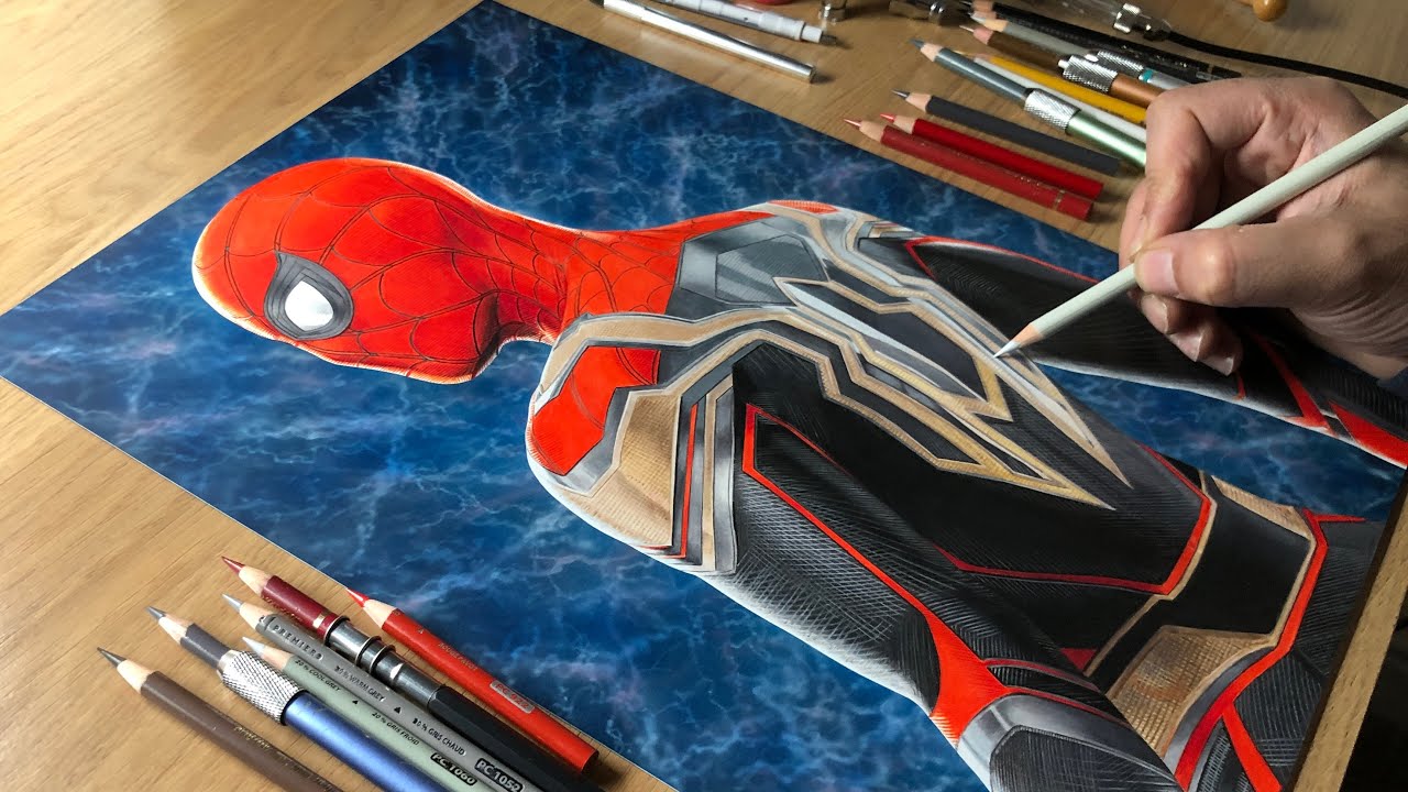 Drawing Spider-Man: No Way Home - Time-lapse | Artology