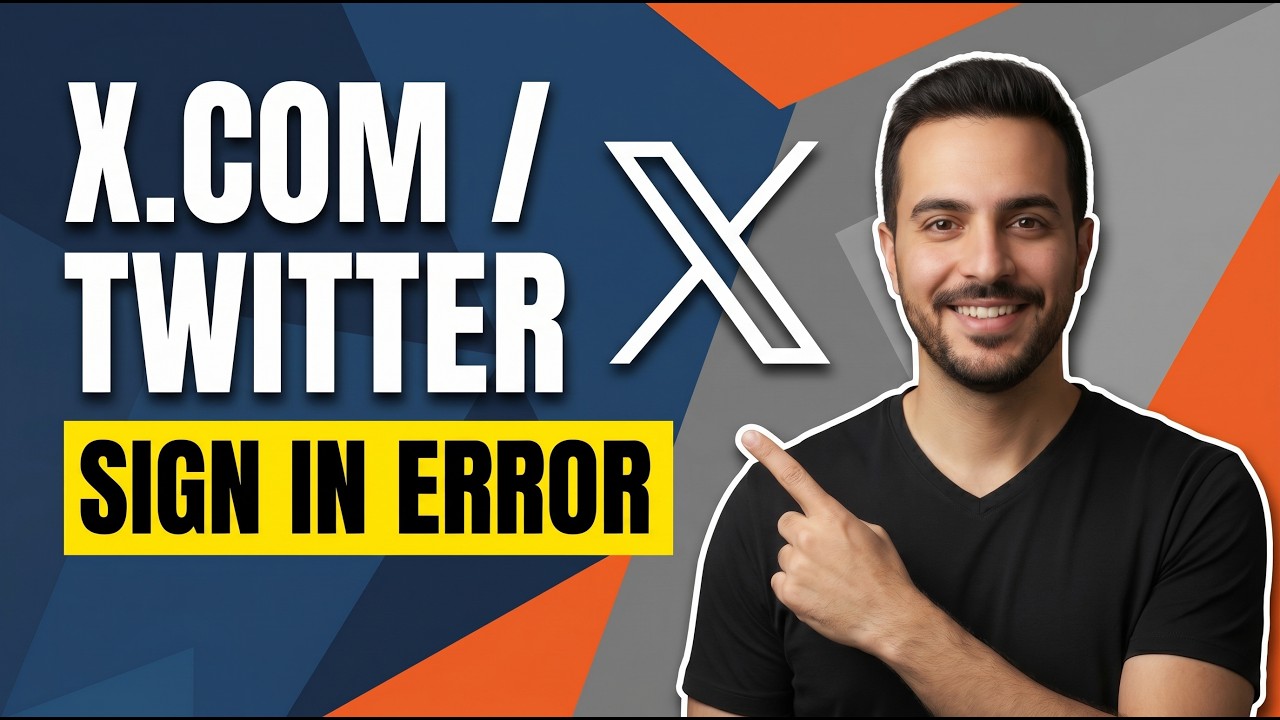 How To Fix X.Com/Twitter Sign In Error (Easy Guide)