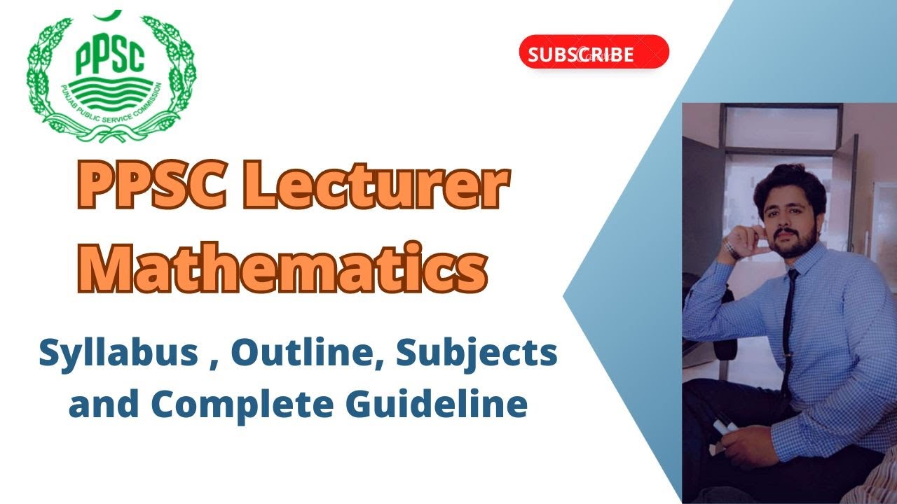 How to Start Lecturer Mathematics Preparation? | PPSC Lecturer syllabus | Complete Guideline