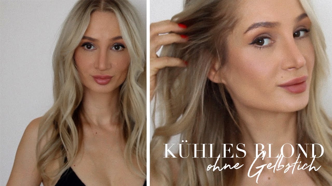 K&uuml;hles Blond zu Hause f&auml;rben - Was hilft gegen Gelbstich bei blonden Haaren