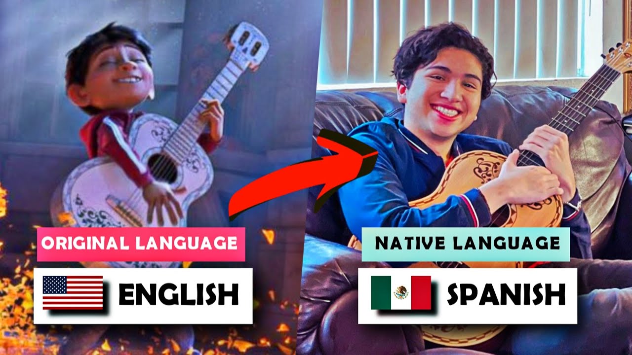 Disney Heroes' SINGERS singing in their Native Language