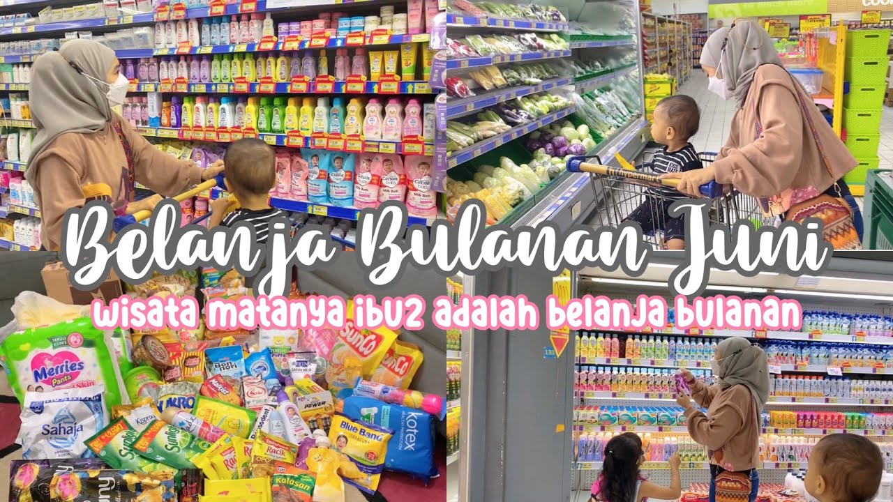 Belanja Bulanan Juni 2022 | #groceryshopping