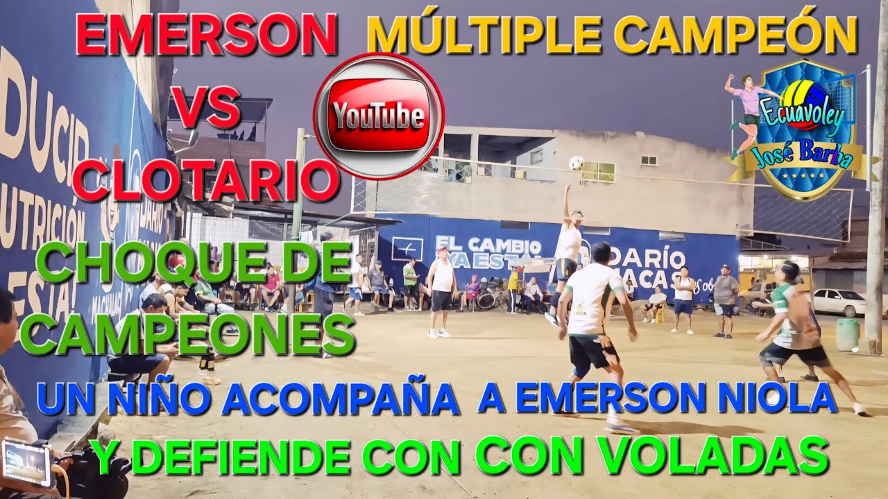 Clotario se enfrenta al Múltiple Campeón Emerson Niola 