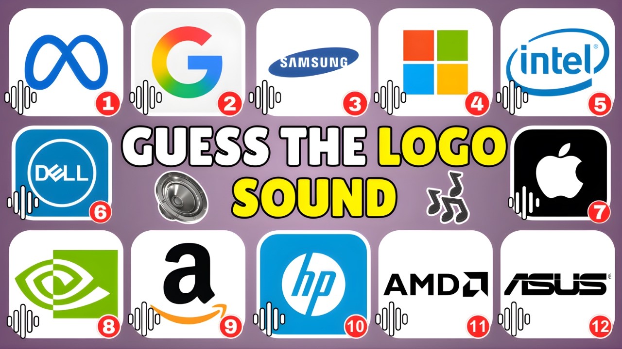 Guess The Famous Tech Brand Logo Sound 🔊💻 | Google, Samsung, Microsoft, Sony | Quiz 2026